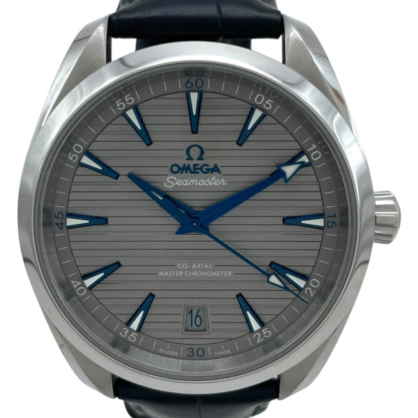 オメガ OMEGA シーマスター アクアテラ 150M コーアクシャル マスタークロノメーター 220.13.41.21.06.001 グレー SS 自動巻き メンズ 腕時計