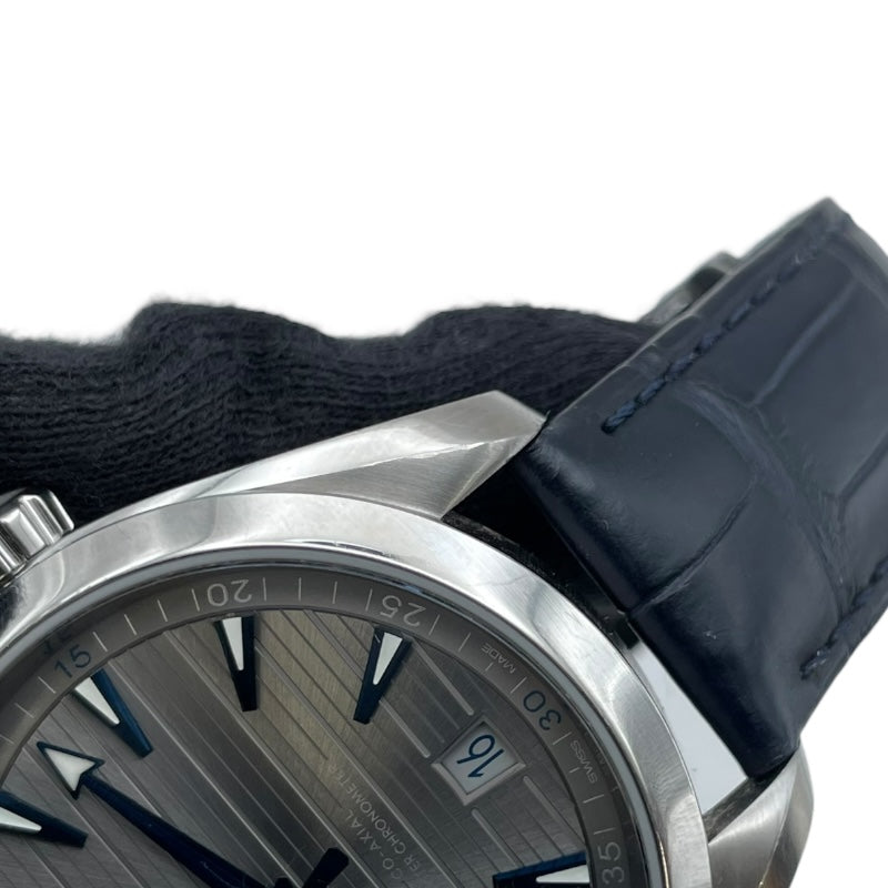 オメガ OMEGA シーマスター アクアテラ 150M コーアクシャル マスタークロノメーター 220.13.41.21.06.001 グレー SS 自動巻き メンズ 腕時計