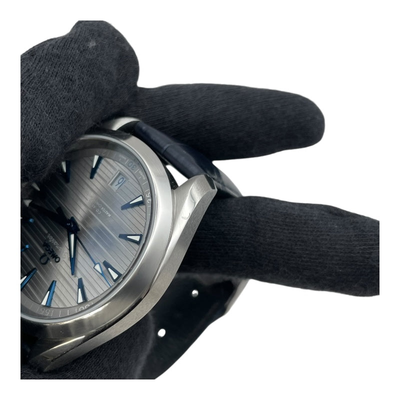 オメガ OMEGA シーマスター アクアテラ 150M コーアクシャル マスタークロノメーター 220.13.41.21.06.001 グレー SS 自動巻き メンズ 腕時計