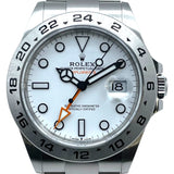 ロレックス ROLEX エクスプローラー2 226570 ホワイト SS 自動巻き メンズ 腕時計