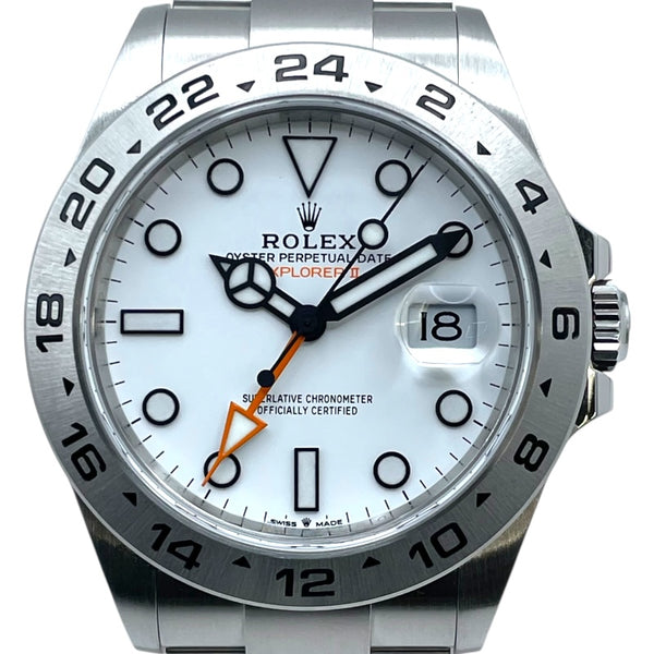 ロレックス ROLEX エクスプローラー2 226570 ホワイト SS 自動巻き