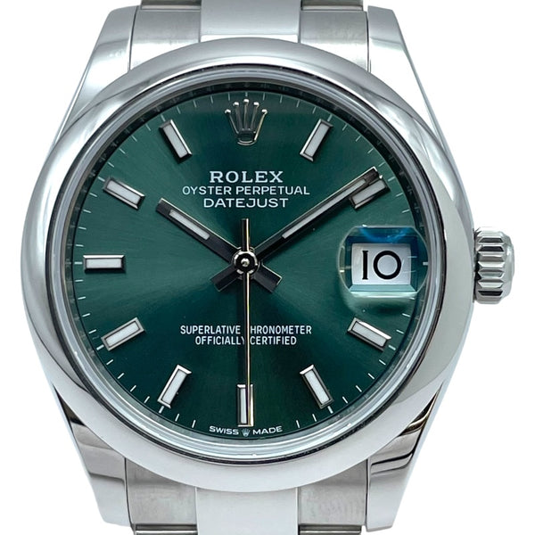 ロレックス ROLEX デイトジャスト31 ミントグリーン 278240 ミントグリーン SS 自動巻き ユニセックス 腕時計