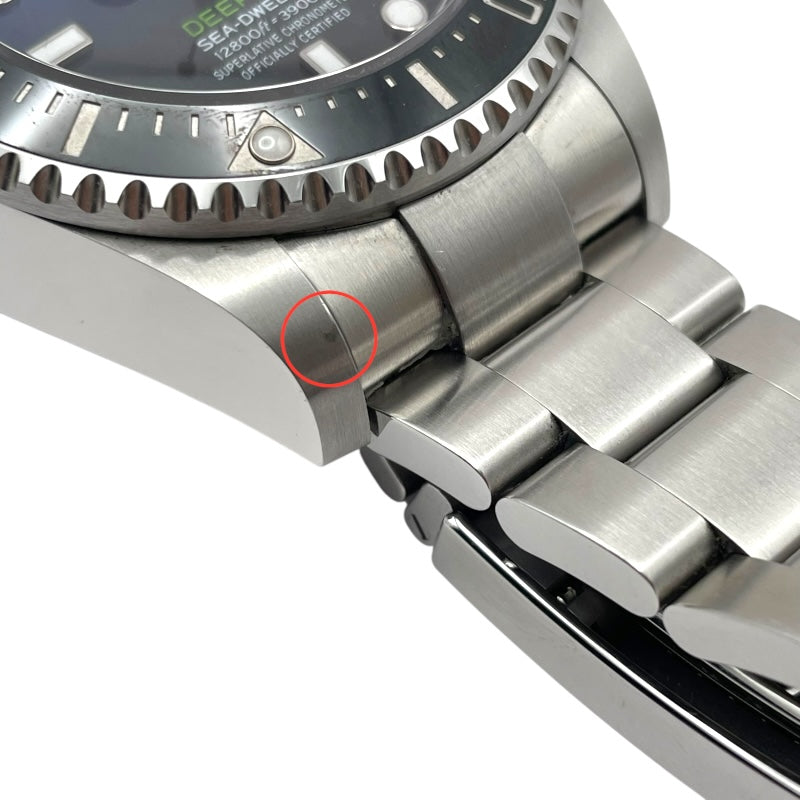 ロレックス ROLEX ディープシー Dブルー 136660 ブルー SS 自動巻き メンズ 腕時計