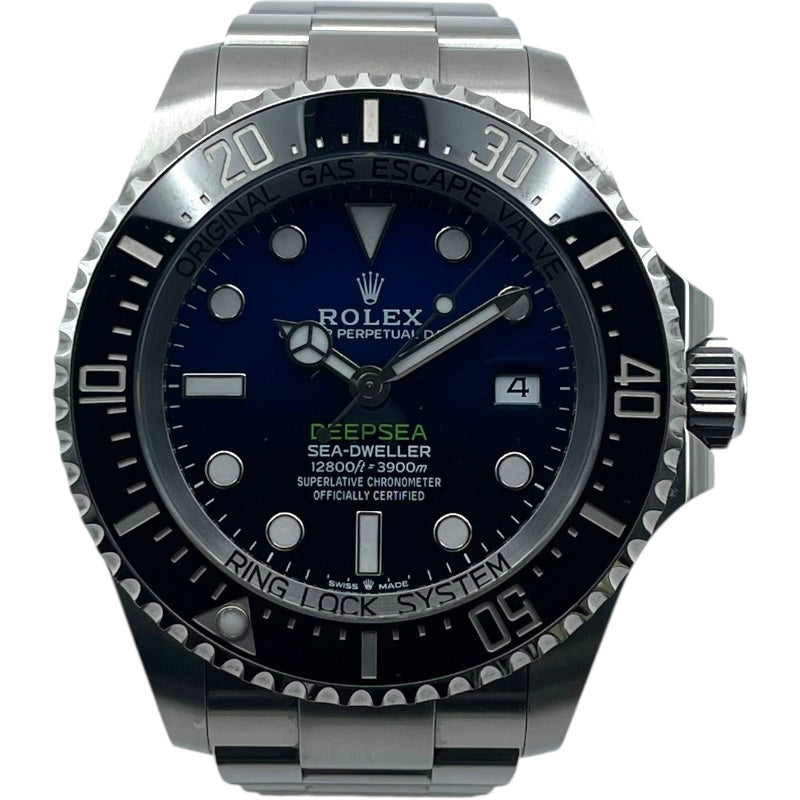 ロレックス ROLEX ディープシー Dブルー 136660 ブルー SS 自動巻き メンズ 腕時計