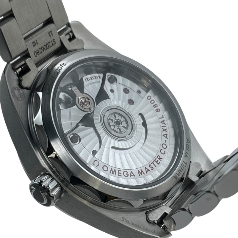 オメガ OMEGA シーマスター アクアテラ 150M マスタークロノメーター 220.10.34.20.03.001 ネイビー SS 自動巻き ユニセックス 腕時計