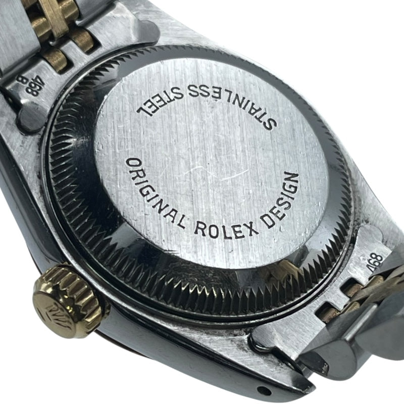 ロレックス ROLEX デイトジャスト 69173 ホワイト K18/SS 自動巻き レディース 腕時計