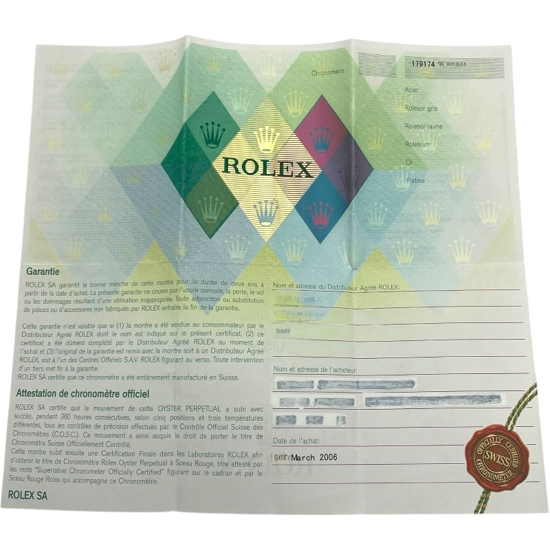 ロレックス ROLEX デイトジャスト26 179174 シルバー WG/SS 自動巻き レディース 腕時計