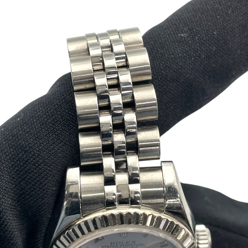 ロレックス ROLEX デイトジャスト26 179174 シルバー WG/SS 自動巻き レディース 腕時計