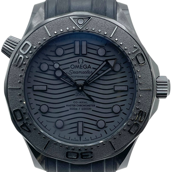 オメガ OMEGA シーマスター ダイバー300M コーアクシャル マスタークロノメーター 210.92.44.20.01.003 ブラック セラミック 自動巻き メンズ 腕時計