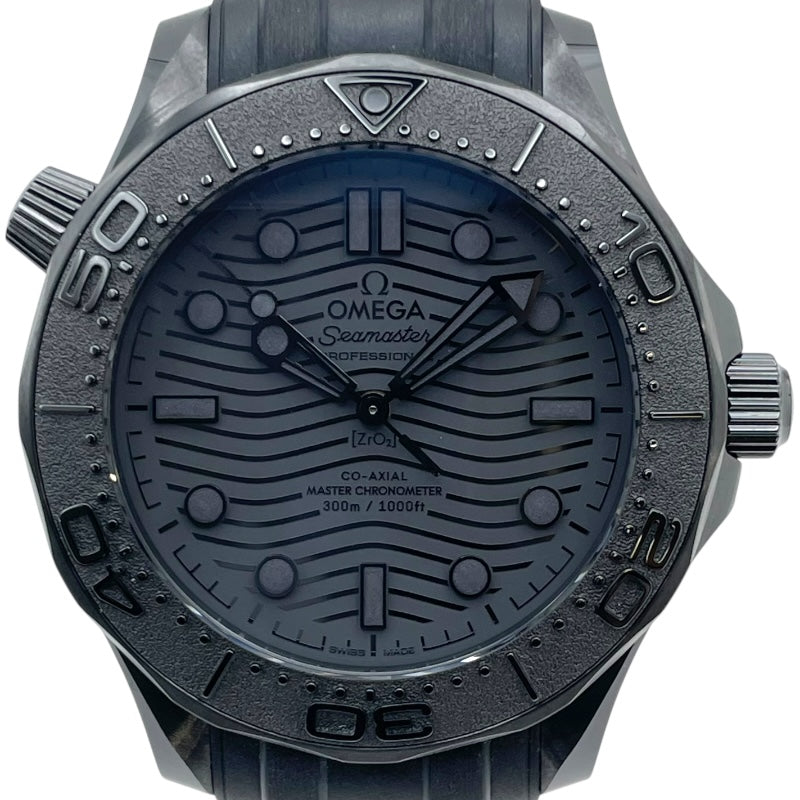 オメガ OMEGA シーマスター ダイバー300M コーアクシャル マスタークロノメーター 210.92.44.20.01.003 ブラック セラミック 自動巻き メンズ 腕時計