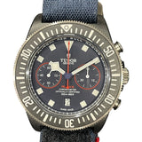 チューダー/チュードル TUDOR ぺラゴスFXDクロノ 25807KN ブルー カーボン/チタン メンズ 腕時計