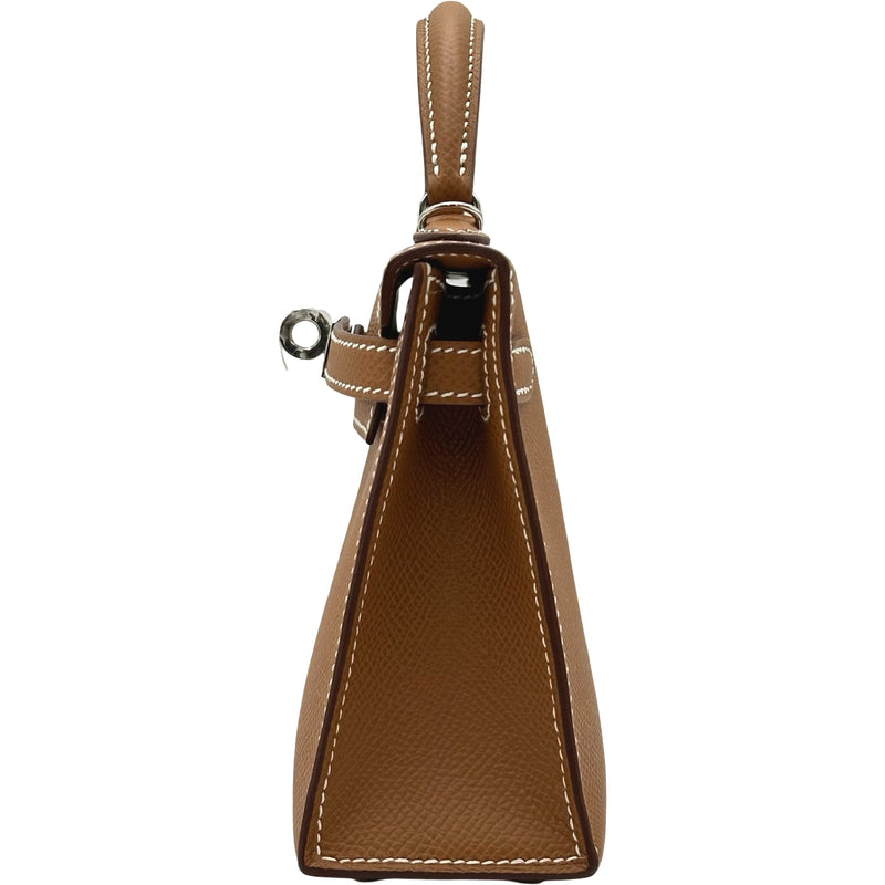 エルメス HERMES ミニケリー2 K刻 ゴールド/シルバー金具 エプソン レディース ショルダーバッグ エルメス HERMES ミニケリー2 K刻 ゴールド シルバー金具 エプソン
