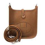 エルメス HERMES エヴリンTPM W刻印 ゴールド シルバー金具 トリヨンクレマンス レディース ショルダーバッグ