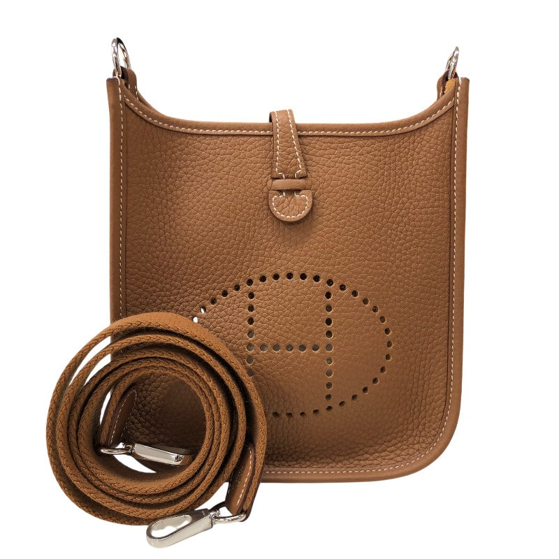 エルメス HERMES エヴリンTPM W刻印 ゴールド シルバー金具 トリヨンクレマンス レディース ショルダーバッグ