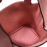 エルメス HERMES ピコタンロックPM W刻 ローズサクラ シルバー金具 トリヨンクレマンス レディース ハンドバッグ