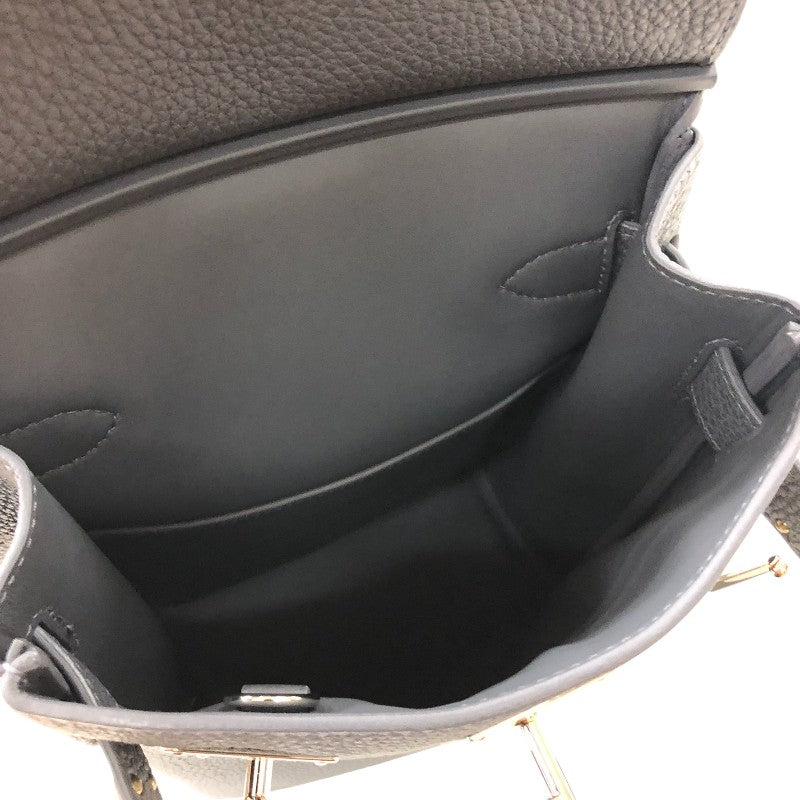 エルメス HERMES ケリーアッカドPM K刻印 グリミスティ シルバー金具 トゴ ユニセックス ボディバッグ