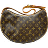 ルイ・ヴィトン LOUIS VUITTON クロワッサンMM M51512 ブラウン モノグラムキャンバス レディース ショルダーバッグ