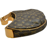 ルイ・ヴィトン LOUIS VUITTON クロワッサンMM M51512 ブラウン モノグラムキャンバス レディース ショルダーバッグ