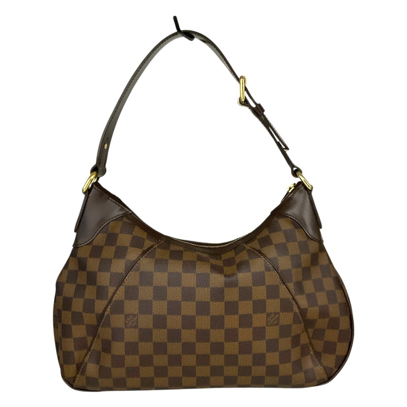 ルイヴィトン LOUIS VUITTON テムズGM テムズ GM N48181  ダミエ 肩掛け カバン ショルダーバッグ ダミエキャンバス エベヌ ブラウン テムズ ルイ・ヴィトン LOUIS VUITTON ダミエ GM N48181 ショルダー