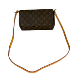 ルイ・ヴィトン LOUIS VUITTON フェイボリットMM M40718 ブラウン モノグラム レディース ショルダーバッグ