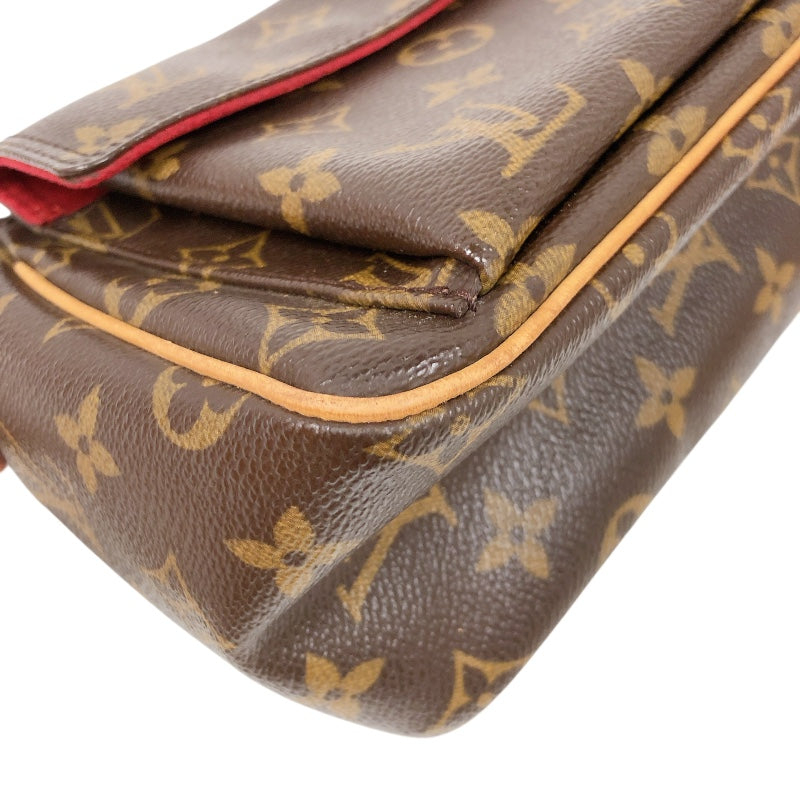 ルイ・ヴィトン LOUIS VUITTON ヴィバシテPM M51165 ブラウン モノグラム ユニセックス ショルダーバッグ