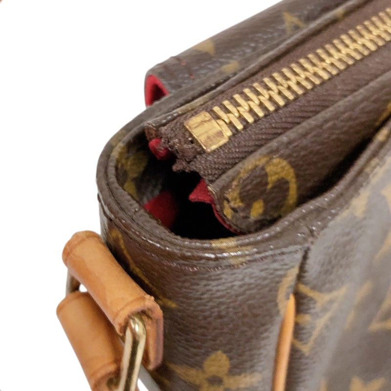 ルイ・ヴィトン LOUIS VUITTON ヴィバシテPM M51165 ブラウン モノグラム ユニセックス ショルダーバッグ