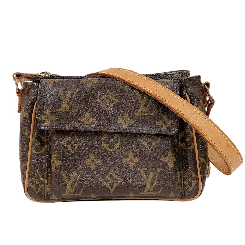 ルイ・ヴィトン LOUIS VUITTON ヴィバシテPM M51165 ブラウン モノグラム ユニセックス ショルダーバッグ