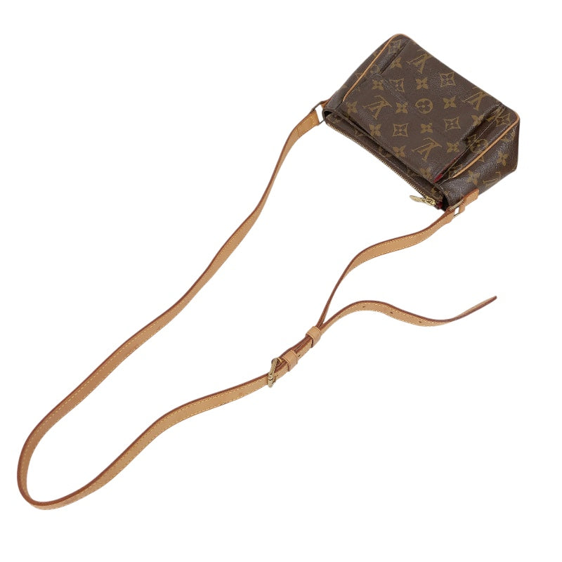 ルイ・ヴィトン LOUIS VUITTON ヴィバシテPM M51165 ブラウン モノグラム ユニセックス ショルダーバッグ