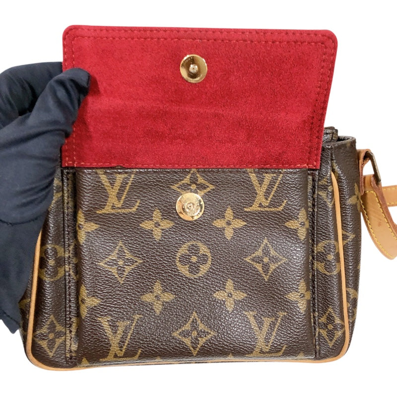 ルイ・ヴィトン LOUIS VUITTON ヴィバシテPM M51165 ブラウン モノグラム ユニセックス ショルダーバッグ