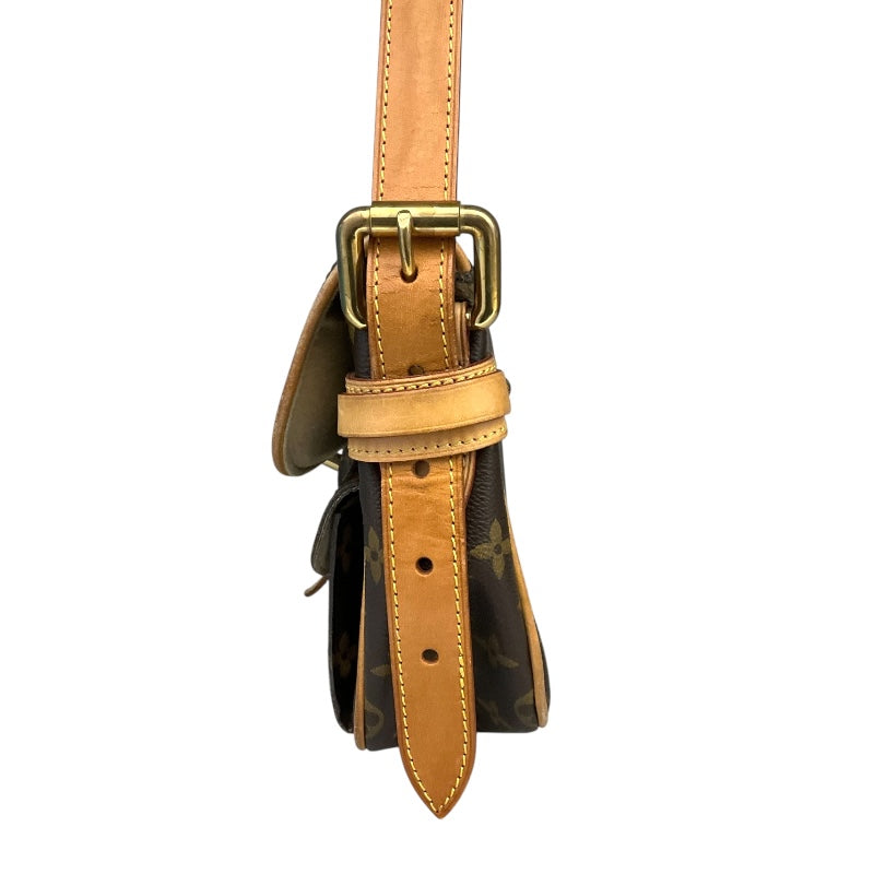 ルイ・ヴィトン LOUIS VUITTON ハドソンPM M40027 ブラウン モノグラムキャンバス レディース ショルダーバッグ ルイ・ヴィトン LOUIS VUITTON ハドソンPM M40027 ブラウン モノグラム