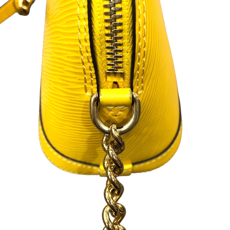 ルイ・ヴィトン LOUIS VUITTON アルマミニ・チェーン M53119 シトロンイエロー エピ レディース ショルダーバッグ