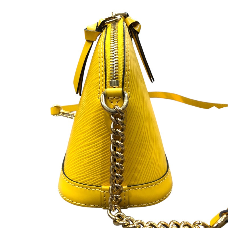 ルイ・ヴィトン LOUIS VUITTON アルマミニ・チェーン M53119 シトロンイエロー エピ レディース ショルダーバッグ