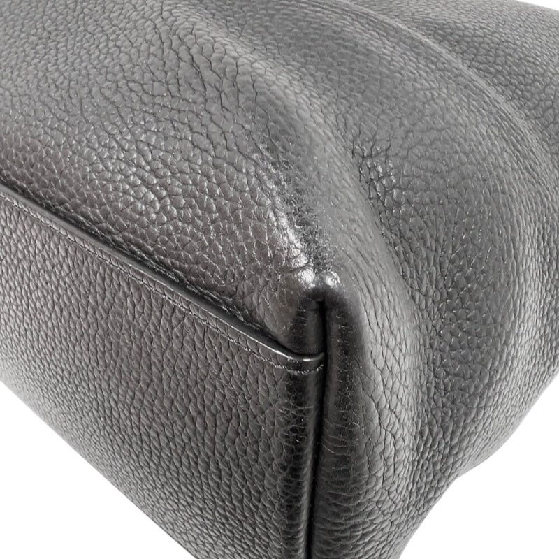 ルイ・ヴィトン LOUIS VUITTON カバ・ヴォワヤージュ M41804 ブラック　シルバー金具 トリヨン ユニセックス トートバッグ