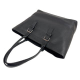 ルイ・ヴィトン LOUIS VUITTON カバ・ヴォワヤージュ M41804 ブラック　シルバー金具 トリヨン ユニセックス トートバッグ