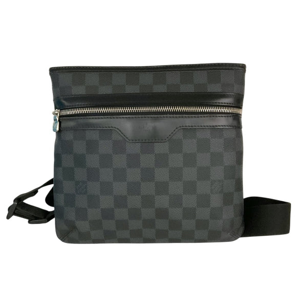 美品　ルイ・ヴィトン トマスダミエグラフィットキャンバス　N58028 ルイ・ヴィトン LOUIS VUITTON トマス N58028 ブラック ダミエ