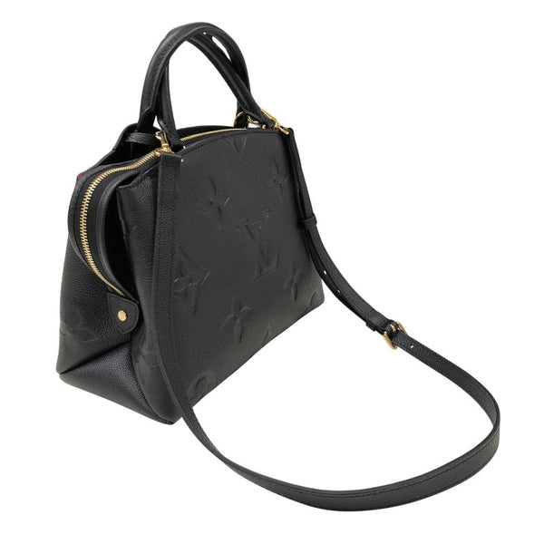 ルイ・ヴィトン LOUIS VUITTON プティ・パレPM M58916 ブラック モノグラムアンプラント レディース ハンドバッグ