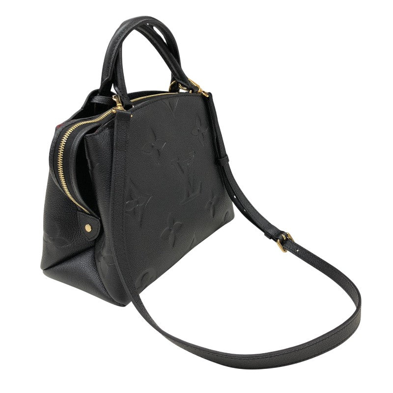 ルイ・ヴィトン LOUIS VUITTON プティ・パレPM M58916 ブラック モノグラムアンプラント レディース ハンドバッグ