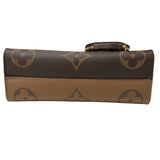 ルイ・ヴィトン LOUIS VUITTON オンザゴーEW M46653 ブラウン モノグラム・ジャイアント・リバース レディース ショルダーバッグ