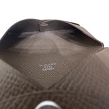 エルメス HERMES カルヴィ U刻印 エトゥープ エプソン ユニセックス カードケース