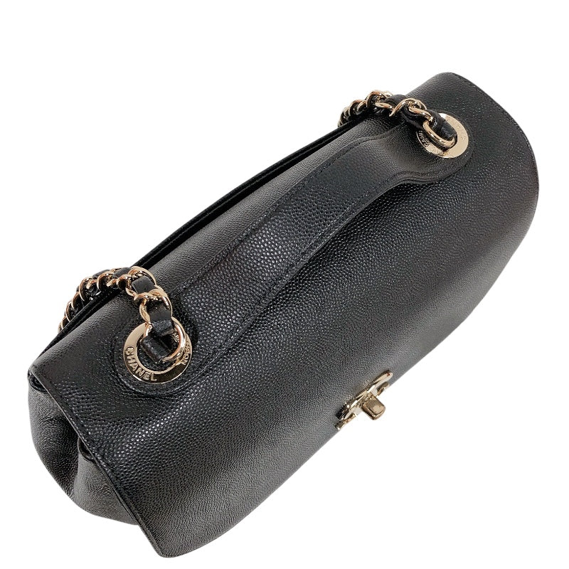 シャネル CHANEL ビジネスアフィニティ スモールショルダーバッグ A93607 キャビアスキン レディース ショルダーバッグ