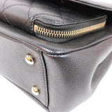 シャネル CHANEL ビジネスアフィニティ スモールショルダーバッグ A93607 キャビアスキン レディース ショルダーバッグ