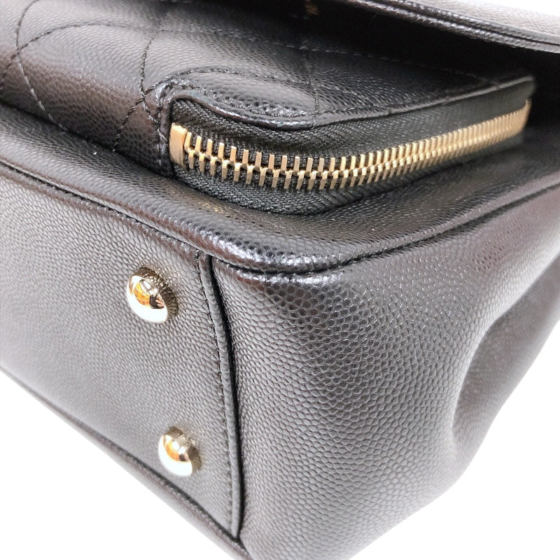 シャネル CHANEL ビジネスアフィニティ スモールショルダーバッグ A93607 キャビアスキン レディース ショルダーバッグ