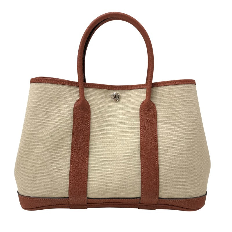 エルメス HERMES ガーデンパーティTPM Z刻 ベージュ/キュイーブル