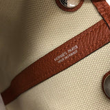 エルメス HERMES ガーデンパーティTPM Z刻 ベージュ/キュイーブル トワル/ネゴンダ レディース トートバッグ