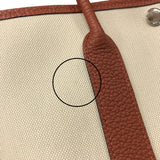 エルメス HERMES ガーデンパーティTPM Z刻 ベージュ/キュイーブル トワル/ネゴンダ レディース トートバッグ