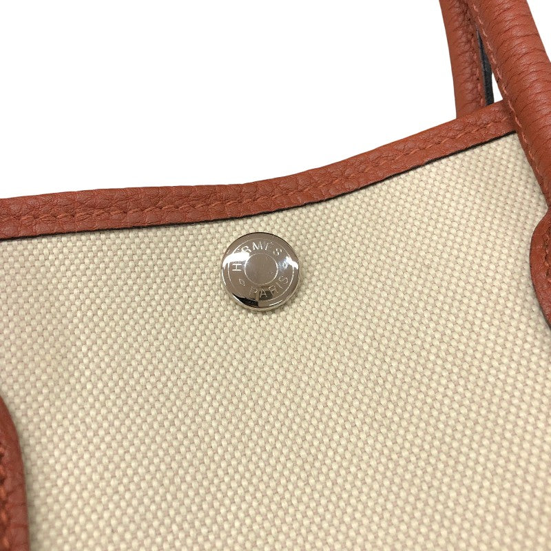 エルメス HERMES ガーデンパーティTPM Z刻 ベージュ/キュイーブル