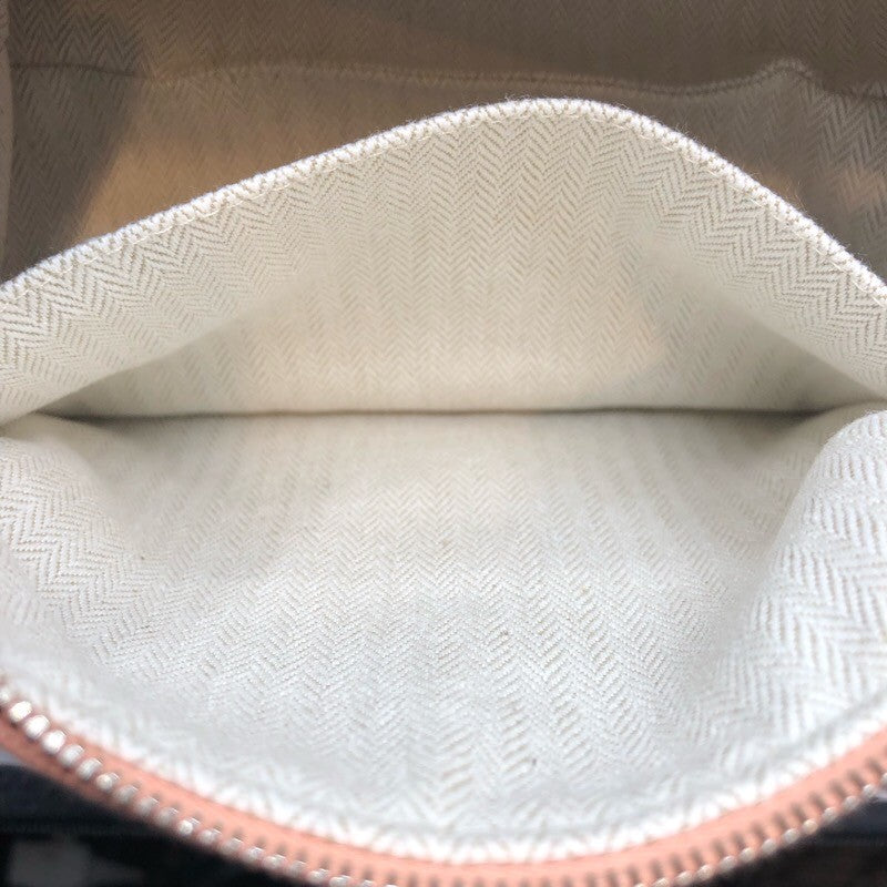 エルメス HERMES ブリッドアブラックPM ピンク×SV金具 トワル レディース ハンドバッグ