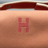 エルメス HERMES ブリッドアブラックPM ピンク×SV金具 トワル レディース ハンドバッグ