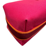 エルメス HERMES ブリッドアブラックPM ホットピンク トワル ユニセックス ポーチ