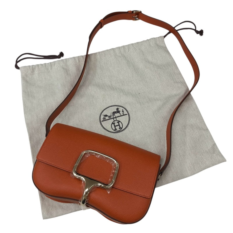 エルメス HERMES デッラカヴァレリア エラン B刻印 テールバテュー ゴールド金具 エプソン ユニセックス ショルダーバッグ